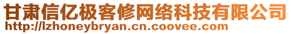 甘肅信億極客修網(wǎng)絡(luò)科技有限公司