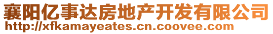 襄陽億事達房地產開發(fā)有限公司