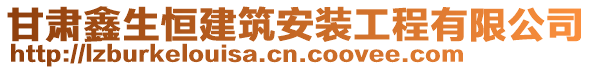 甘肅鑫生恒建筑安裝工程有限公司