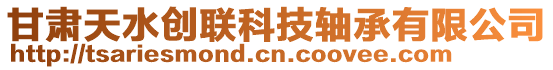 甘肅天水創(chuàng)聯(lián)科技軸承有限公司