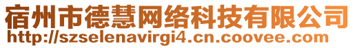 宿州市德慧網(wǎng)絡(luò)科技有限公司