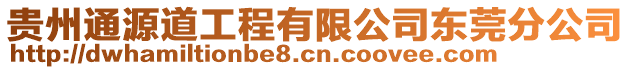 貴州通源道工程有限公司東莞分公司