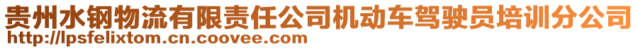 貴州水鋼物流有限責(zé)任公司機(jī)動(dòng)車駕駛員培訓(xùn)分公司