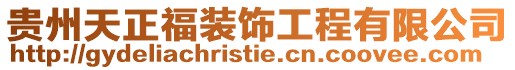 貴州天正福裝飾工程有限公司