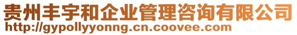 貴州豐宇和企業(yè)管理咨詢有限公司