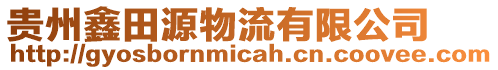 貴州鑫田源物流有限公司