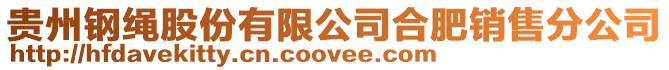 貴州鋼繩股份有限公司合肥銷售分公司