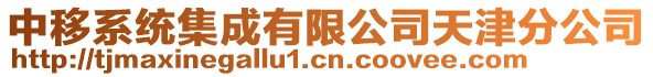 中移系統(tǒng)集成有限公司天津分公司