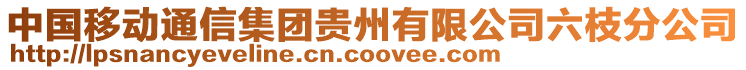 中國移動通信集團貴州有限公司六枝分公司