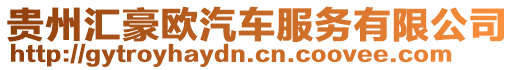 貴州匯豪歐汽車服務有限公司