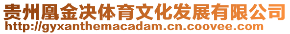 貴州凰金決體育文化發展有限公司