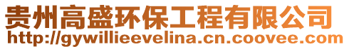 貴州高盛環(huán)保工程有限公司