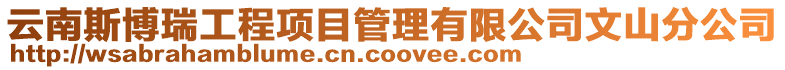 云南斯博瑞工程项目管理有限公司文山分公司