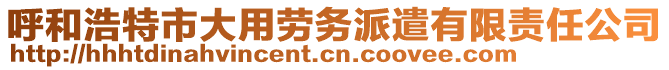 呼和浩特市大用勞務(wù)派遣有限責(zé)任公司