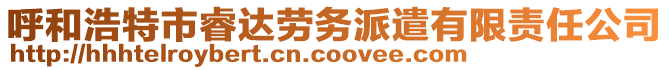 呼和浩特市睿達(dá)勞務(wù)派遣有限責(zé)任公司