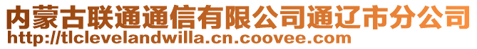 內(nèi)蒙古聯(lián)通通信有限公司通遼市分公司