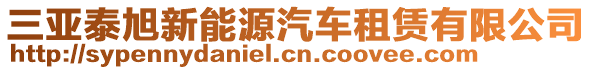 三亞泰旭新能源汽車租賃有限公司