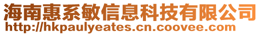 海南惠系敏信息科技有限公司