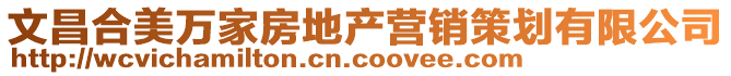 文昌合美萬家房地產營銷策劃有限公司