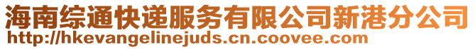 海南綜通快遞服務(wù)有限公司新港分公司