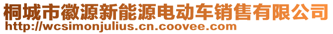 桐城市徽源新能源电动车销售有限公司