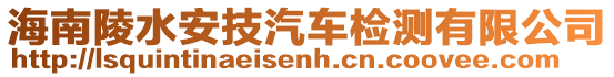 海南陵水安技汽車檢測有限公司