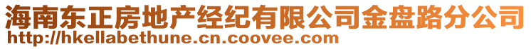 海南東正房地產(chǎn)經(jīng)紀(jì)有限公司金盤路分公司