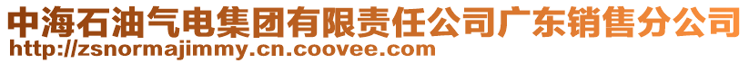 中海石油氣電集團有限責任公司廣東銷售分公司