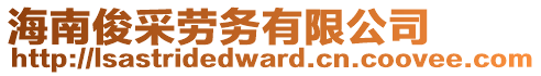 海南俊采劳务有限公司