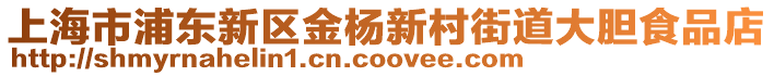 上海市浦東新區金楊新村街道大膽食品店