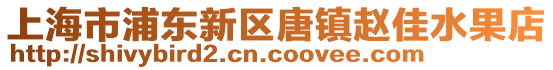 上海市浦東新區唐鎮趙佳水果店