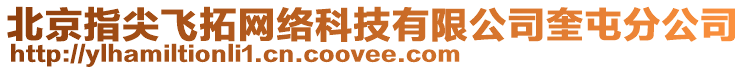 北京指尖飛拓網絡科技有限公司奎屯分公司