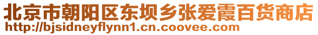 北京市朝陽區東壩鄉張愛霞百貨商店
