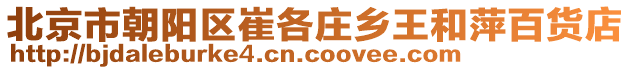 北京市朝陽(yáng)區(qū)崔各莊鄉(xiāng)王和萍百貨店