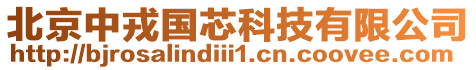 北京中戎國芯科技有限公司