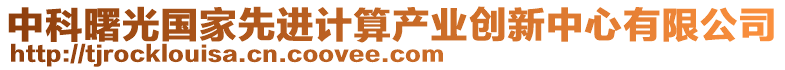 中科曙光國家先進(jìn)計(jì)算產(chǎn)業(yè)創(chuàng)新中心有限公司