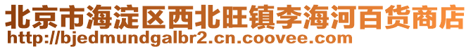 北京市海淀區(qū)西北旺鎮(zhèn)李海河百貨商店