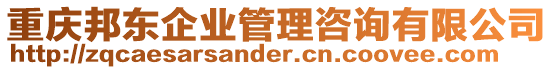 重慶邦東企業(yè)管理咨詢有限公司