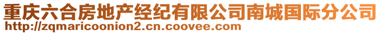 重慶六合房地產(chǎn)經(jīng)紀(jì)有限公司南城國際分公司