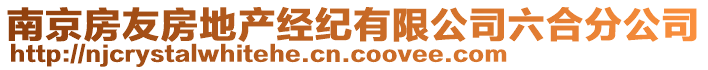 南京房友房地产经纪有限公司六合分公司