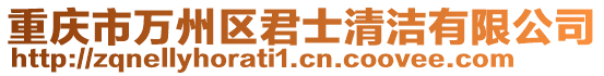 重慶市萬州區(qū)君士清潔有限公司