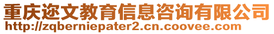 重慶邇文教育信息咨詢有限公司