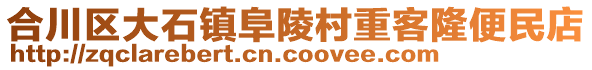 合川區(qū)大石鎮(zhèn)阜陵村重客隆便民店