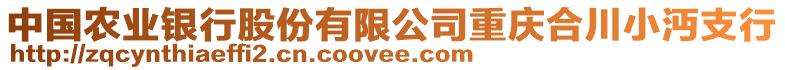 中國(guó)農(nóng)業(yè)銀行股份有限公司重慶合川小沔支行