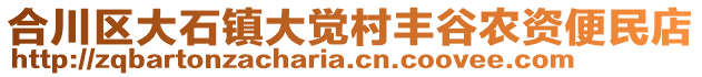 合川區(qū)大石鎮(zhèn)大覺村豐谷農(nóng)資便民店