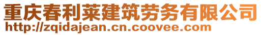 重慶春利萊建筑勞務(wù)有限公司