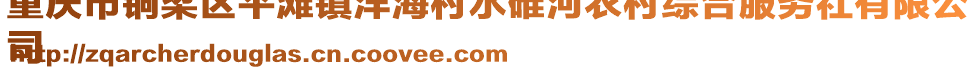 重慶市銅梁區(qū)平灘鎮(zhèn)洋海村水碓河農(nóng)村綜合服務(wù)社有限公
司