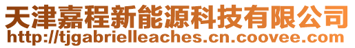 天津嘉程新能源科技有限公司