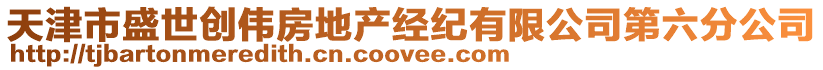 天津市盛世創(chuàng)偉房地產(chǎn)經(jīng)紀(jì)有限公司第六分公司