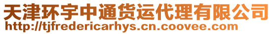 天津環(huán)宇中通貨運(yùn)代理有限公司